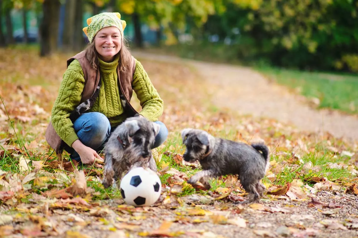 Mit-hund-im-wald Der Beruf der Tierkommunikatorin heute