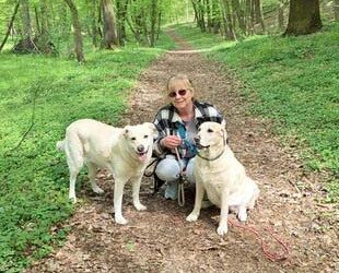 Kirsten mit Mina und Bonny